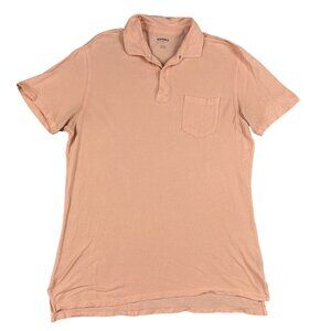 Bonobos Mens Slim Fit Peach Polo Shirt Sz Large